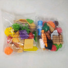 65 Pc Play Food Set For Kids   Toddlers Kitchen Toy Playset  Pretend Play