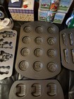 Wilton Halloween Baking Pans Set 4 Assorted Spooky Nonstick Molds