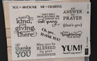 New Unmounted Stampin Up  Me   Grateful 10 Piece Rubber Cling Stamp Set 139319