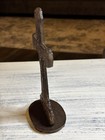 Vtg Rustic Cast Iron Self Standing Double Sided Cross Christian Religious Decor