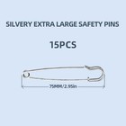 Large Safety Pins 75mm 3inch Extra Large Safety Pins Heavy Duty Steel Giant S   