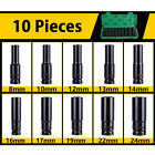 1 2  Drive Deep Impact Socket Set Metric 10 Piece 8-24mm In Case Garage Quality