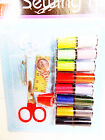 Sewing Kits 28 Piece Assorted Colors Thread Repair Kit Needle Buttons Scissors