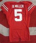 Ohio State Buckeyes Team Issued Game Football Jersey Braxton Miller  5 Scarlet