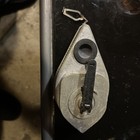 Vintage Keson Pro Line Aluminum Chalk Line Reel W blue Chalk 100 Ft  gb14b Combo