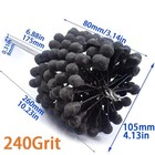 4  To 4-1 8  100   105mm Engine Cylinder Hone Bore Brush Ball 240 Grit Usa New   