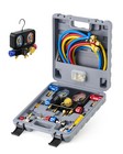 Omt 4 Way Diagnostic Manifold Gauge Set For R1234yf Refrigerant Freon Charging