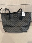 Coach Signature City Tote Graphite black
