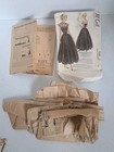 Vintage 1958 Mccall s Evening Dress Sewing Pattern Size 16  bust 34 - Complete  