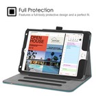 For Apple Ipad Folio Case Cover Stand Multiple Angles With Pocket Wake sleep