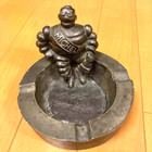 Vintage 1940s-50s Michelin Bibendum Ashtray     Bakelite Metal-coated     Rare