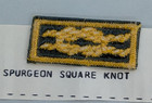 Authentic Bsa Spurgeon Award Square Knot Exploring Scout Plastic Back Nos     Mint
