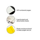 Leuchtturm1917 - Medium A5 Plain Hardcover Notebook  lemon  - 251 Numbered Pages