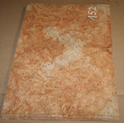 R  ster Veneer - Elm Veneer 280 Mm X 200 Mm - Elm Burl - 4 Sheets - 0152