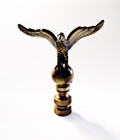 Lamp Finial-eagle On Orb-aged Brass Finish  Highly Detailed Metal Casting