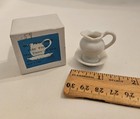 Vintage Dollhouse Miniatures Lot Tea Set Planter Wine Set Pitcher