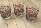 Set Of 3-vintage Early Times Distillery Whiskey Bourbon High Ball Rocks Glass