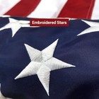 American Flag 4x6 Ft Embroidered Stars  Sewn Stripes  Brass Grommets Usa Us F   