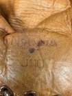 1950s Era Nokona J110     Vintage Fielder   s Mitt     Early Leather Model Usa Arc
