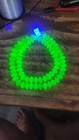 African Trade Beads Vintage Old Glass Czech Bohemian Yellow Vasiline Glass