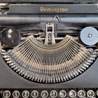 1938 Remington Remette Typewriter   Case Portable Working Classic Black Vtg
