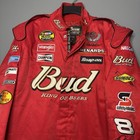 Nascar Chase Authentics Dale Earnhardt Jr Bud Red Racing Jacket M Drivers Line