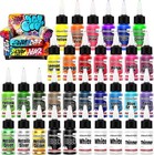 Airbrush Paint - 33 Colors Acrylic Air Brush Painting  Ready To Spray Airbrus   