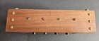 Antique Push Button Brass Light Switch Plate Wood Case Circa 1900 Hart   Hegeman