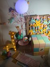 Girls Bedroom Decorations Bundle Lot  Googol Big Cube  Lights  garlands  Toys   
