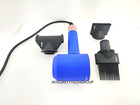 Genuine Dyson Supersonic Hair Dryer Electric Blue Hd07 Plus Attachments   used 