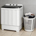 2 In 1 30 Lbs Portable Mini Washing Machine Washer Dryer Combo Compact Twin Tub