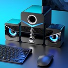 Wired Computer Speakers System Stereo Bass Subwoofer Led For Desktop Laptop Pc