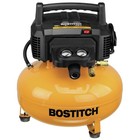 Open Box Bostitch Bxcm1kit 6 Gal 150 Psi Pancake Air Compressor W  Nailer Kit