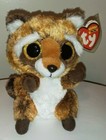 Ty Beanie Boos      Rusty The Raccoon  6 Inch  New Mwmts Plush Stuffed Animal Toy