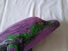 Vtg Applause Wwf 16  Plush Purple Dolphin Stuffed Determined Productions