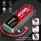 2pcs 5s 18 5v 4500mah Lipo Battery Deans For Rc Helicopter Drone Boat Car Truck