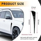 2pcs Black Car Fender Side Vents Air Inlet Grille Trim Cover