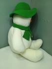Vintage Eden The Snowman Plush Raymond Briggs Green Hat Scarf Stuffed Toy 16   