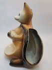 Vintage Mccoy 1956 Ceramic Boxing Kangaroo Dresser Caddy Valet Mcm 7 5 