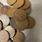 1944 Lincoln Wheat Penny Full Roll Mixed Mints Unsearched 50 Pennies