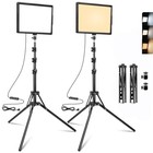 15w Led Photo Video Light 2-pack  69  Photography Lighting Kit For 12 Inch