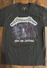 Metallica Ride The Lightning Large T-shirt Double Sided Skeleton Never Worn