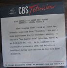 Cbs Tv Press Release   Photo March 4  1949 1950 Ken Murray Show 