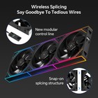 Thermalright Tl-m12q X3 120mm Pc Case Fans Low Noise Argb Daisy-chain  3-pack