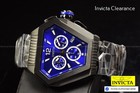 Invicta Mens Speedway 53mm Swiss Chronograph Blue Dial Ss Watch