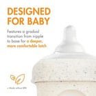 Boon Nursh Curve Silicone Baby Bottle Nipples - Food-grade 3 Count  Clear