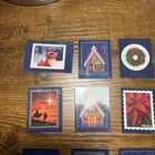 13- Usps Forever Stamp Promo Magnets Christmas Wreath  Rudolph  Gingerbread