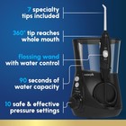  Waterpik Aquarius Water Flosser Black Wp-662 10 Settings 7 Tips Ada Accepted 