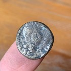 Stunning Ancient Roman Brutus Eid Mar Denarius Bronze Rare Coin Authentic