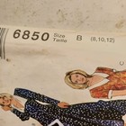 Vtg Mccalls Pattern 6850 Dress Princess Seams V-neck Midi Miss 8 - 12 Cut 1993